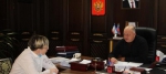 Глава администрации Святослав БРУСАКОВ встретился с керченской общественницей