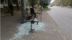 В Керчи разбили остановочный павильон "Библиотека" (фото)