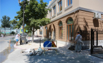 Новая гостиница на К. Маркса сняла строительные заборы (фото)