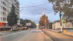 В районе "Военкомата" уложили второй слой асфальта по одной полосе (фото)