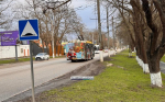 Вы видели новогодний троллейбус на линии? (фото)