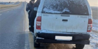 Автомобиль, направлявшийся в Керчь, едва не загорелся на трассе "Таврида" - Kerch.Com.Ru