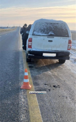 Автомобиль, направлявшийся в Керчь, едва не загорелся на трассе "Таврида"