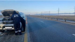 Автомобиль, направлявшийся в Керчь, едва не загорелся на трассе "Таврида"
